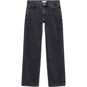 MANGO TEEN - Jeans - Straight Fit - 100% Katoen - Met Strass Steentjes