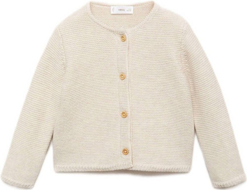 Mango Kids - Vest - Zacht Katoen en Acryl - Met Knopen
