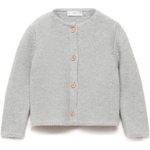 Mango Kids - Vest - Zacht Gebreid Katoen en Acryl