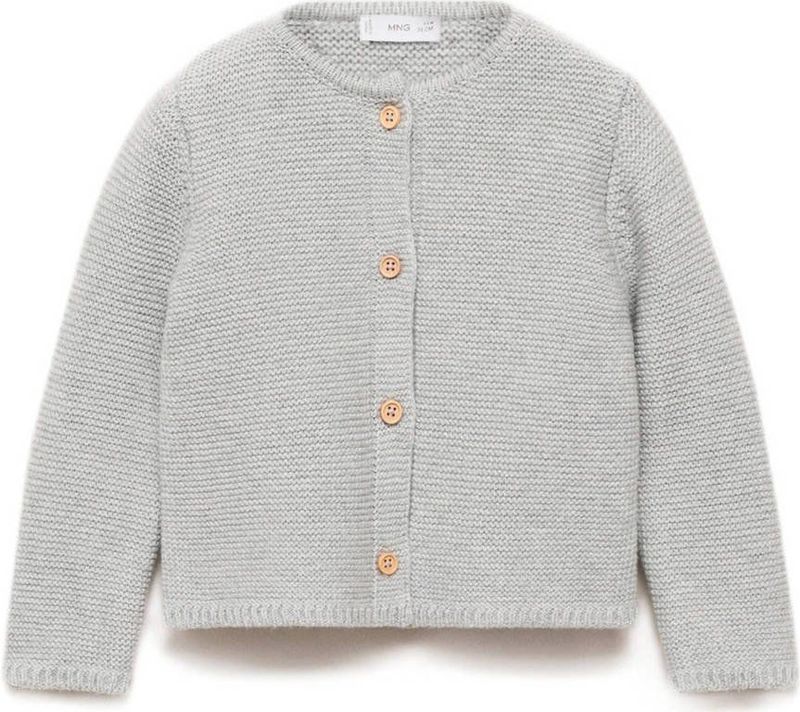 Mango Kids - Vest - Zacht Gebreid Katoen en Acryl