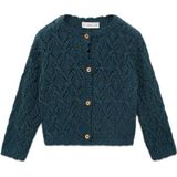 Mango Kids - Vest - Katoen en Acryl - Met Knoopsluiting