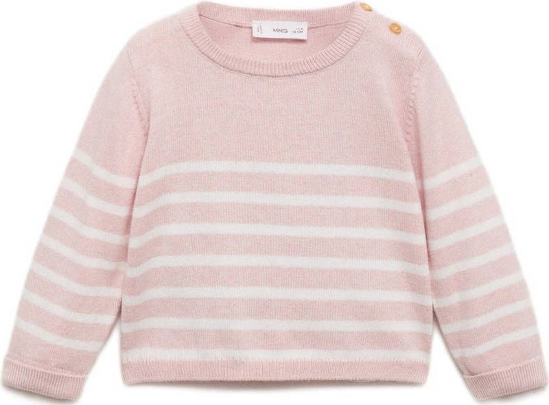 Mango Kids - Pullover - Roze - Fijn Gebreid