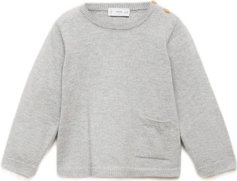 Mango Kids - Pullover - Grijs - Fijn Gebreid