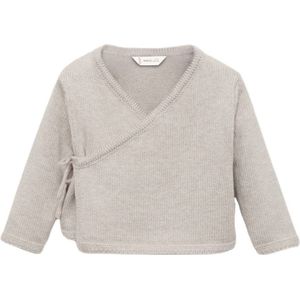 Mango - Driedelige Baby Set - Overslag Top met Lange Mouwen - Lange Broek - Bijpassende Muts