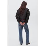 MANGO TEEN - Jack - Zwart - Gevoerd - Drukknoopsluiting - Lange Mouwen