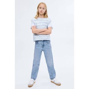 Mango - Kids - Jeans - Mom Fit - Lange Lengte - 100% Katoen