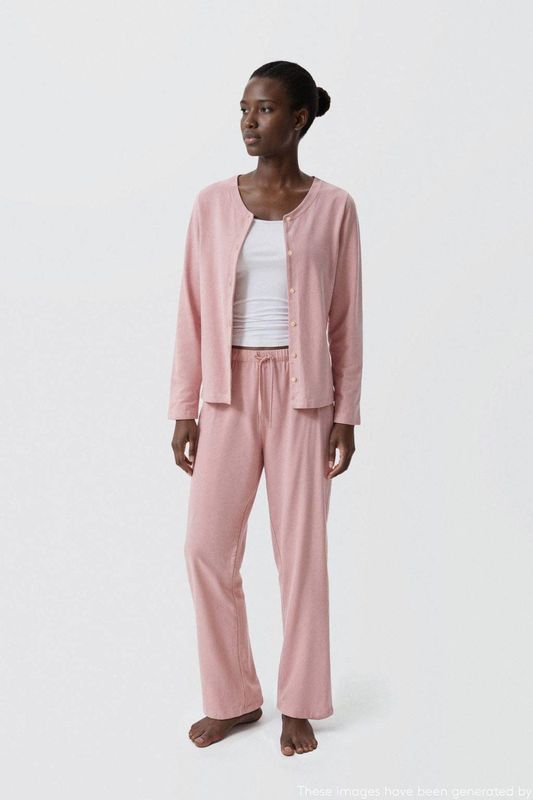 MANGO TEEN - Pyjama - Lange Mouwen - V-hals