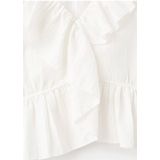 MANGO TEEN - Top - V-hals - Lange Ballonmouwen - Polyester met Elastaan