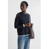 MANGO TEEN - Top - Katoen - Lange Mouwen - Ronde Hals