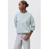 MANGO TEEN sweater lichtgroen