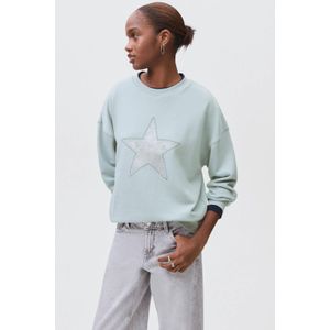MANGO TEEN sweater lichtgroen