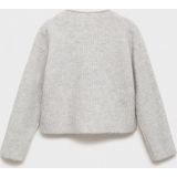 MANGO KIDS - Trui - Grijs Gemêleerd - Lange Mouw - Normale Pasvorm