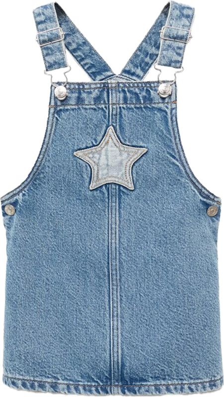 Mango - Kids - Spijkerjurk - Medium Blauw - Mouwloos