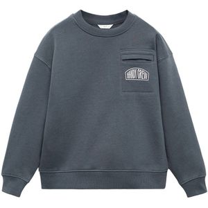 Mango - Kids Sweater - Zacht Katoen - Ronde Hals - Lange Mouwen