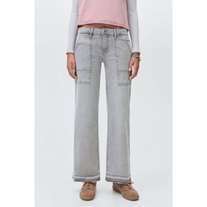 MANGO TEEN - Jeans - Wijde Pijp - Lage Taille - Denim