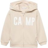 Mango Kids - Vest - Katoen - Met Capuchon - Lange Mouwen - Handige Zakken
