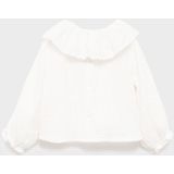 Mango Kids - Top - 100% Katoen - Met Rechte Mouwen - Peter Pan-kraag