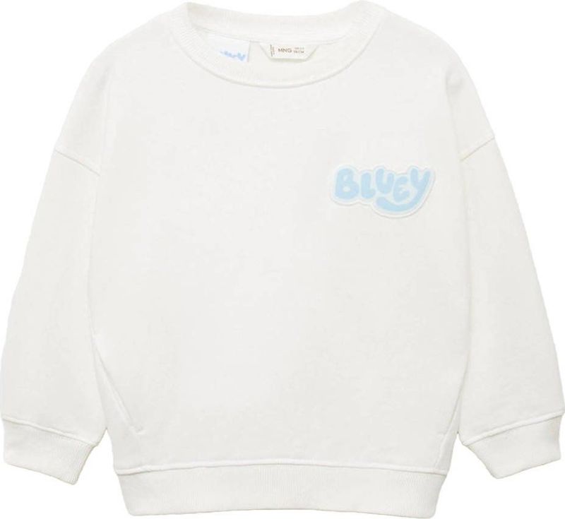 Mango Kids - Bluey Sweater - Wit