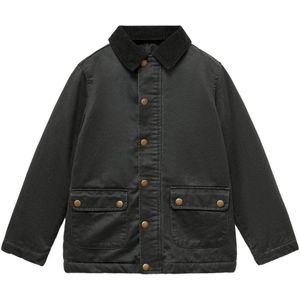 Mango - Gewatteerde Jas - Kaki - Voor Jongens