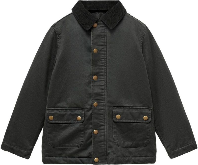 Mango - Gewatteerde Jas - Kaki - Voor Jongens