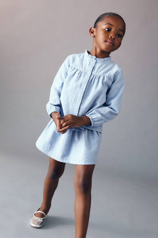 Mango Kids - Blouse - Lichtblauw