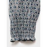 MANGO TEEN - Peplum Top - Lange Ballonmouwen - 100% Viscose