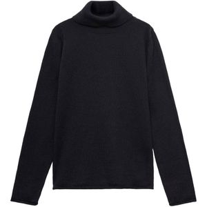 Mango Kids - Coltrui - Zwart - Fijn Gebreid