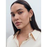 MANGO - IDEALE - Blouse - Lichtbeige - Klassieke Blouse - Lange Mouw