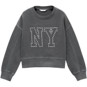MANGO KIDS - NYSET - Sweatshirt - Antraciet - Lange Mouw