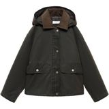 Mango Kids - Tussenjas - Donkergroen