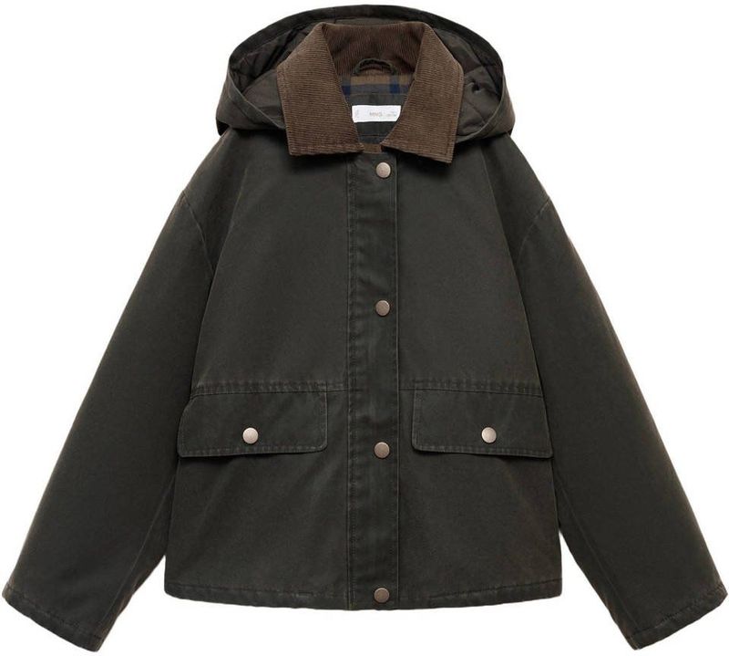 Mango Kids - Tussenjas - Donkergroen