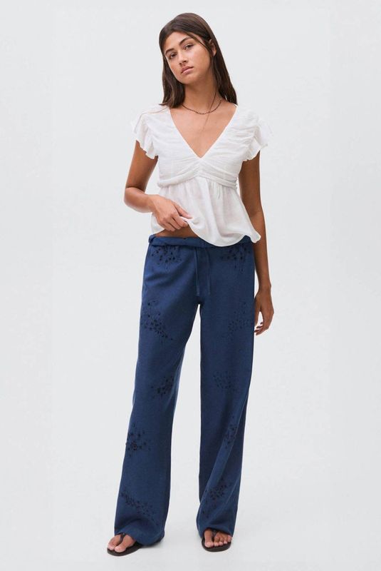 MANGO TEEN - Top - V-hals - Korte Mouwen