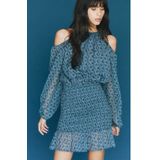 MANGO TEEN - Jurk - Lange Mouwen - Ronde Hals - Polyester