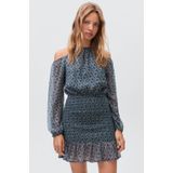 MANGO TEEN - Jurk - Lange Mouwen - Ronde Hals - Polyester