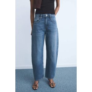 MANGO - BET - Jeans - Blauw Denim - Baggy - Mid Waist