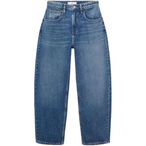 MANGO - BET - Jeans - Blauw Denim - Baggy - Mid Waist