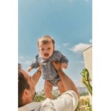 Mango - A-lijn Jurk - Middenblauw - Met Bloomer