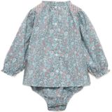 Mango - A-lijn Jurk - Middenblauw - Met Bloomer