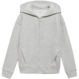 Mango Kids - Vest - Katoen en Polyester - Met Capuchon en Ritssluiting
