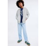 Mango Kids - Vest - Katoen en Polyester - Met Capuchon en Ritssluiting