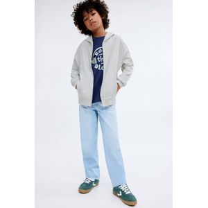 Mango Kids - Vest - Katoen en Polyester - Met Capuchon en Ritssluiting