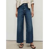 MANGO - CATHERIN - Jeans - Blauw - Wide Leg - Mid Waist