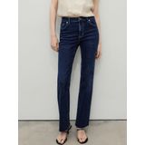 MANGO - SIENNA - Jeans - Donkerblauw - Regular Fit - Mid Waist