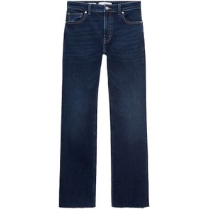 MANGO - SIENNA - Jeans - Donkerblauw - Regular Fit - Mid Waist