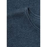 Mango Kids - Rib Gebreide Top - Blauw - Mouwloos