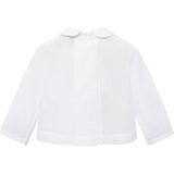 Mango Kids - Top - Lange Mouwen - Peter Pan-kraag - 100% Katoen