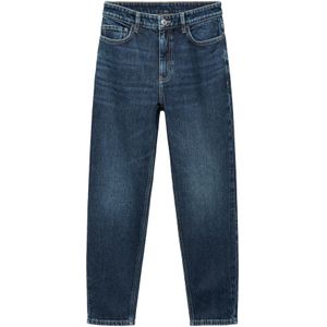 Mango high waist mom jeans dark blue denim