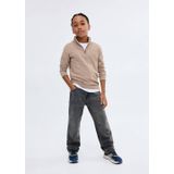 Mango - Kids - Jeans - Grijs - Straight Leg