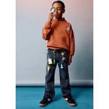 Mango - Kids - Jeans - Grijs - Straight Leg