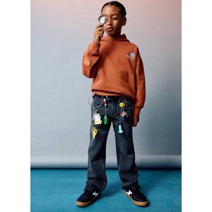 Mango - Kids - Jeans - Grijs - Straight Leg